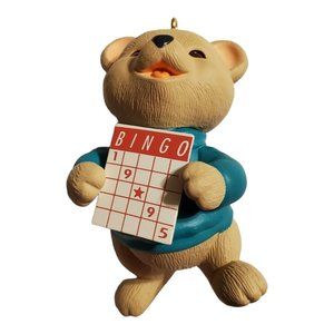 1995 Hallmark Keepsake Ornament Bingo Bear